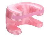 Face Pillow Silk Fabric Memory Foam Soft Cushioning Ergonomic Beauty Pillow for Back Sleep Roseate V1294-YM0901-3117240292713