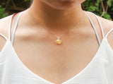 Gift Box - Aroma Necklace White Gold - Planet Jovian Gold Purify Oil Blend V760-GBAJ - 4