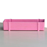 Pink Rectangular Flower Pot 3Pcs Nordic Style Waterproof and Durable V1192-AZ-W-29911