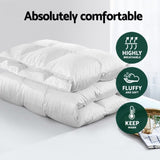 Giselle Bedding 700GSM Duck Down Feather Quilt Duvet Doona Winter Blanket Single QUILT-DFD-700-S1