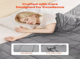 Weighted Blanket, 11 kg, 1524 x 2032 mm Queen Size, Cooling Breathable Heavy Blanket with Glass V952-JZMTDLBT25LBKZUM5001V0