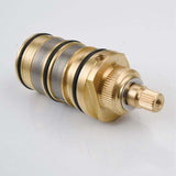 Brass Thermostatic Shower Valve with Cartridge and Handle for Shower Mixer, brass construction, V1189-LC-LY-00045