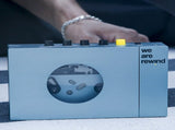 We Are Rewind Portable Cassette Player & Recorder - Kurt, Blue V398-WE-001-B1