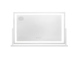 80x65cm Embellir Makeup Mirror Hollywood Vanity with LED Light White Frame MM-E-FRAME-6580LED-WH