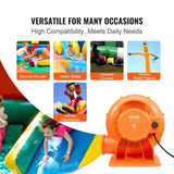 VEVOR Inflatable Bounce House Blower 1 & 1.2 HP 900W Commercial Air Pump Fan V952-QMFJD950W221M7H2LV3