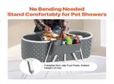 Portable Dog Bathtub, Elevated & Foldable Space-saving Pet Shower Station with Efficient Drainage, V952-GJRQCWYGQHSKWNN3XV0
