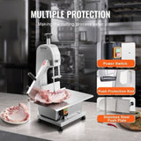 650W Commercial Electric Meat Bandsaw Stainless Steel Bone Sawing Machine V952-TMSJGJ650WL0WFZMWV3