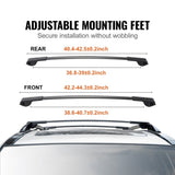 Roof Rack Crossbar for Subaru Forester 2014-2022 Crossbars Aluminum 2 PCS V952-CDHGJZSKSBLSAID10V0