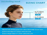 Adult Full Face Snorkel Mask Dual Tube 180&deg Panoramic Anti-Fog, Unisex Snorkelling Gear for Outdoor V1232-FJQ-D-005