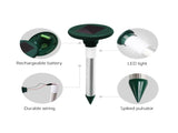 Gardeon 4X Solar LED Snake Repeller Pulse Plus Ultrasonic Pest Rodent Repellent SR-SNAKE-DX-4