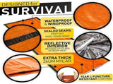 Emergency Sleeping Bag, Waterproof Emergency Sleeping Bags for Survival, 84X36in Sleeping Bag V1189-LWWAL-20260401-05214