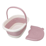 Foot Soaking Tub Foldable Foot Bath Foot Tub Bucket for Children Foot Bath Plastic Wash Bathtub Pink V1294-YM3117220226211-0421