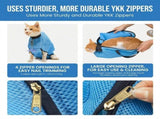 Multifunctional Air-Mesh Cat Grooming Bag with Suction Cup Fixation Breathable, Quick-Dry, V1341-ZY-LSMVE8GQ-BLUE