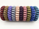 Artrylin Spiral Hair Ties, 40 Pcs Plastic Hair Coil Bands, Spiral Ponytail Holder Set for Women V1192-AZ-W-17582
