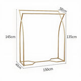 Commercial Clothing Garment Rack Retail Shop in Gold V63-920631