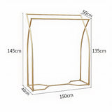 Commercial Clothing Garment Rack Retail Shop in Gold V63-920631