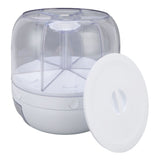 Grain Dispenser 6 Grids PP Rotation Insect Proof Grain Storage Organization for Home Kitchen 10kg V1294-YM0717-3118220217112