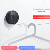 Stainless Steel Indoor Clothesline Punch Free Bathroom Clothesline Wire Rope Stealth Telescopic V1294-YM0717-10097278