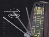 Standard Precision Mechanical Metronome is Suitable for Piano, Guitar, Violin, Bass and Other V1370-AZ4-10140