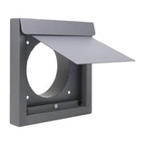 Rusts Resistant 4Inch Dryer Ventilation Cover Outdoor Wall Mount Vents Cap Exterior Wall Vents Hood V1366-AZ2-W-17137