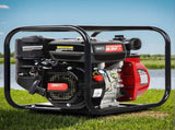 Giantz Petrol Water Pump, 2" 7HP Max High Flow Transfer Fire Fighting Pumps Rain Tank Oil Irrigation PUMP-2INCH-235-RDBK