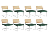 Levede 8xRattan Chair Dining Chairs CH1108-2-GNX4