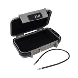 Portable Safe Box Combination Code Security Case LockBox with Removable Chain Gray V1263-JX-7156-2