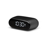Lexon Minut Mini Alarm Clock - Black V398-LD-LR154N