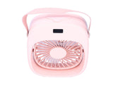 Adjustable Electric Fan Portable Spray Humidification Electric Fan for Home Outdoor DormitoryPink V1294-YM0721-3113210056412