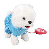 Electronic Plush Dog Interactive Puppy Singing Walking Toy with Remote Control Leash Kids Toddler V1294-YM0703-3115230020712