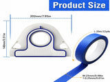 Painters Masking Tape Dispenser Handheld Tape Applicator Tool for Wall Edge Trim Door Frame Window V1341-ZY-GEX2NYA6-5BLUE