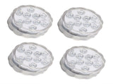 4Pcs IP68 LED Pool Light 16 Colors RGB Underwater Lamp 21Key RF Remote Control with Suction Cups V1294-YM0901-3119210066711