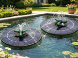 Solar-powered Water Spout, Outdoor Bird Bath Fountain, 5 Spray Modes for Garden and Pool, Attract V1370-AZ4-13942