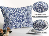 Lime Green White Leopard Print Pillow Covers 18x18 Inch Set of 2 Cheetah Animal Spots Decorative V1189-WXFWAL-20260319-01438
