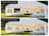 Wallaroo 7x12m Outdoor Event Marquee Gazebo Party Wedding Tent - White GAZ-CPT-712-YSN