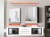 Medicine Cabinet, 14 x 24 inches, Medicine Cabinet for Bathroom with Mirror, Aluminum Frame Bathroom V952-JXYJJXJ1424I3OO5PV0