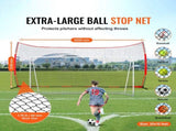 Barricade Backstop Net, 20x10 ft Ball Sports Barrier Netting, Portable Practice Equipment with Carry V952-DQW2010YC000EHXS0V0