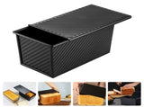 Black Carbon Steel Loaf Pan with Lid Nonstick Bread Baking Pan for Kitchen Use V1370-AZ4-20594