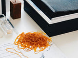 56-Piece Thick Wide Yellow Rubber Bands, Elastic Bands for Pets, Household Use and Everyday Needs V1370-AZ4-20859