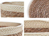 3Fruit and vegetable tray woven, storage basket woven basket, cosmetics storage rushed V1366-AZ2-W-07898