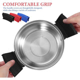 3pcs Silicone Pot Handle Sleeve Set Red - Non-Slip Heat-Resistant Grips for Cookware V1192-AZ-W-21421
