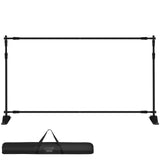 Telescopic Backdrop Banner 8' x 8' Banner Adjustable Step and Repeat Backdrop Banner V952-DM-ABSZSJ00000001V0