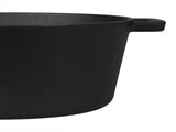 Toque 5.84L Double Dutch Oven 2 in 1 Cast Iron Pan KT1026-AU