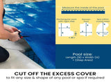 HydroActive QuadCell Swimming Pool Cover 500 Micron 11m x 6.2m SPC-2C5B-11X62