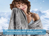 Cooling Blanket Queen Size ,ing Blankets for Hot Sleepers, Absorbs Heat to Keep Adults V1258-DP02-C-670