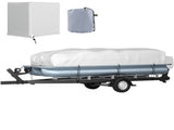 Pontoon Boat Cover, Fit for 25'-28' Boat, Heavy Duty 600D Marine Grade Oxford Fabric, UV Resistant V952-FQCZYCYCB2528M0J5V0