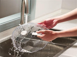 Geometric Microwave Splatter Cover Food Plate Lid with Steam Vents Handle Dustproof for Tray Pan V1294-YM0716-3117220110612