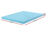 Giselle 12cm Memory Foam Mattress Topper Ventilated Cool Gel Bamboo Cover Queen MATTRESS-TOP-VH-GEL-12-Q