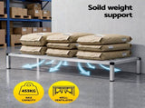 Giantz 122x51cm Aluminum Dunnage Rack Heavy Duty Kitchen Storage Platform DNR-ALU-48X20