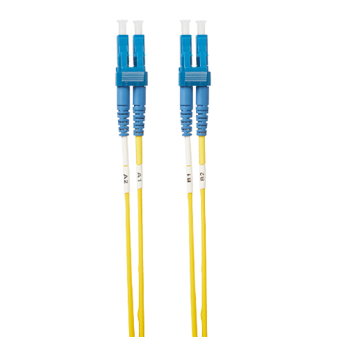 10m LC-LC OS1 / OS2 Singlemode Fibre Optic Cable | Yellow FL.OS2LCLC10M